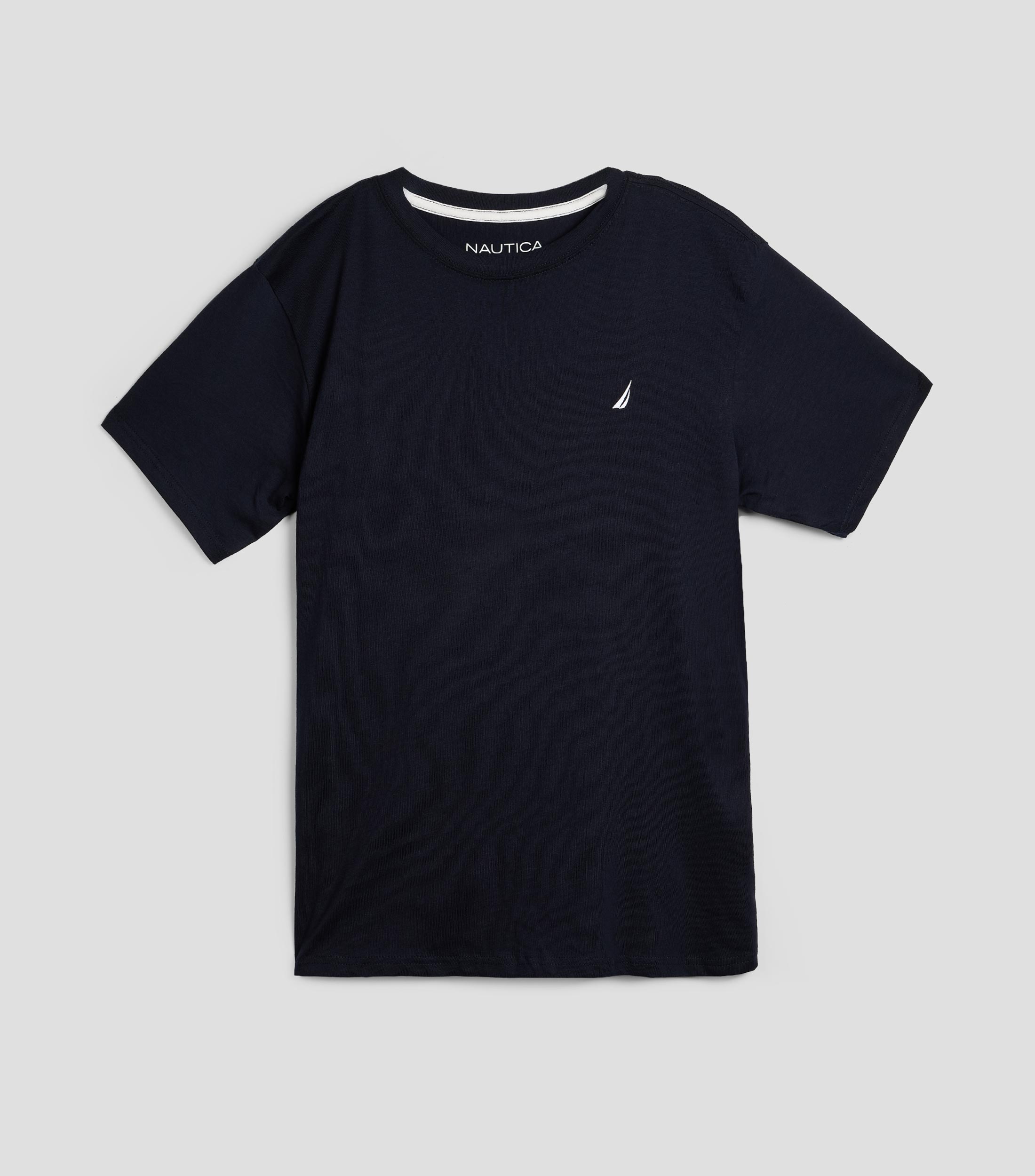 Playera cuello redondo manga corta lisa Niño